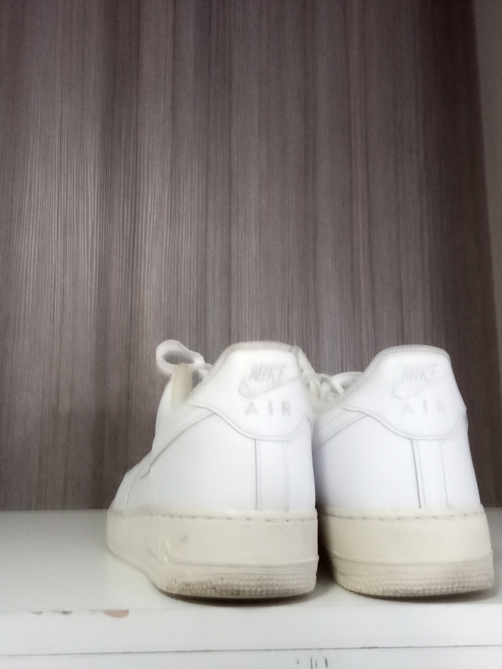 Nike White Low-Top Air Sneakers